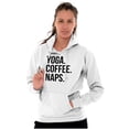 thumbnail image 4 of Yoga Coffee Naps Meditation Fitness Hoodie Sweatshirt Women Brisco Brands S, 4 of 6