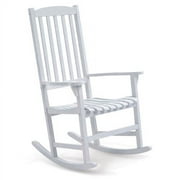 Mainstays Porch Rocker, White