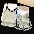 thumbnail image 2 of HexaHive Summer Women's Camisole Shorts Pajama Set - Padded, Lightweight, Comfortable Sleepwear, 2 of 3