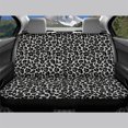 thumbnail image 3 of FUIALDOLG Leopard Print Rear Bench Seat Covers for SUV, 2 Piece Non-Slip Back Seat Covers, Easy to Install Durable Waterproof Seat Protectors for Truck Sedan, 3 of 4