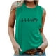 thumbnail image 1 of Camiseta Sin Mangas Para Mujer Camisetas Sin Mangas Cuello Redondo de Moda Impreso Casual Odeerbi  ODB165378, 1 of 5