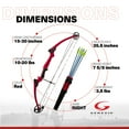 thumbnail image 2 of Open Box Genesis Original Archery Compound Bow, Right Handed, Red, 2 of 11