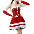 thumbnail image 5 of Angala Women Christmas Cute Dress Set Cosplay Performance Cozy Stylish Basic Intimates, 5 of 6