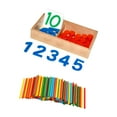 thumbnail image 4 of Tarjetas y contadores Montessori Contando el número de bloques para niños de la primera infancia Estilo C, 4 of 9