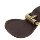 thumbnail image 1 of 1Pc Bag Buckle Lock Cow Split Leather DIY Hand Made Hardware Accessories with Bronze Fittings(Brown ), 1 of 4