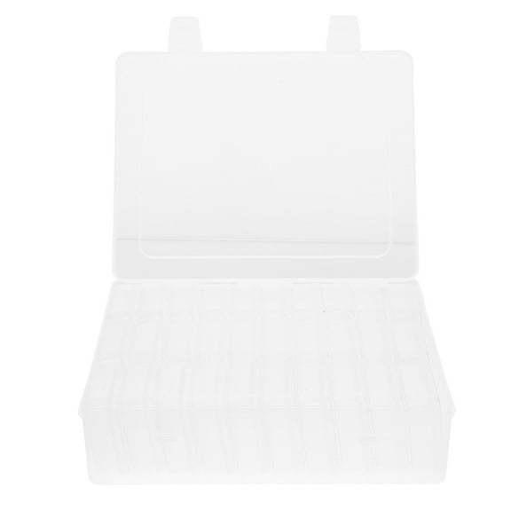 1 Set Clear Box Storage Box with Lid for Organizing Beads Crafts and Jewelry Clear Organizer Storage Container for Desktop and Travel