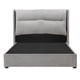 thumbnail image 1 of Recámara Queen Size Becca Gris Nickel con Cabecera + Box Base Cama, 1 of 8