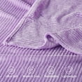 thumbnail image 4 of Exclusivo Mezcla Soft Throw Blanket, 50"x60", Light Purple, 4 of 6