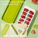 thumbnail image 3 of Bandeja de cubitos de hielo Billuyoard molde antiadherente con tapa verde, 3 of 6