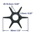 thumbnail image 3 of Boat Outboard Water Pump Impeller for Suzuki 30hp, 3 of 6