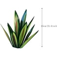 thumbnail image 7 of Rungungde 25“ Tequila Rustic Art Sculpture, DIY Metal Agave Plant Outdoor Garden Statue Decorations, Metal Tequila Hand Painted Statue Ornaments with 9 Leaves for Garden Yard Patio Decor, 7 of 7