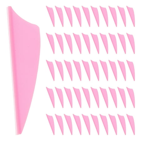 SEWCHICS Plastic Arrow Fletchings for Archery High Visibility 60 Pieces Replacement Vanes