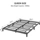 thumbnail image 2 of Queen-size 6-pulgada negra metal platform marco de cama con almacenamiento, steel slat support, no box spring, easy to assemble, 2 of 7