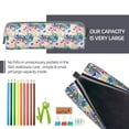 thumbnail image 5 of Yiaed Colorful Chameleons Print Leather Pencil Case - Leather Pen Pencil Holder - Elegant & Practical Pencil Pouch for Work & Office, 5 of 7