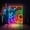 Color Flow Effect (76 modes), variant on Spaceship Led Light Box, Dimmable Neon-Like Light Signs USB Power for Wall Decor Bedroom Decoration, Color Flow Effect (WxH) 16"x20"