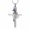 Rainbow, variant on Backside Personalize Stainless SteelCross Urn Pendant Rose Flower Necklace for Cremation Ashes Urn Necklace Lockets for Ashes