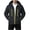 Gray, variant on Sevevn Men Rain Jacket Hooded Regular Fit Waterproof Mesh Lined Fabric Dual Chest Zip Pockets Side Zip Pockets Neon Zipper Trim Cuffs For Hiking Wear