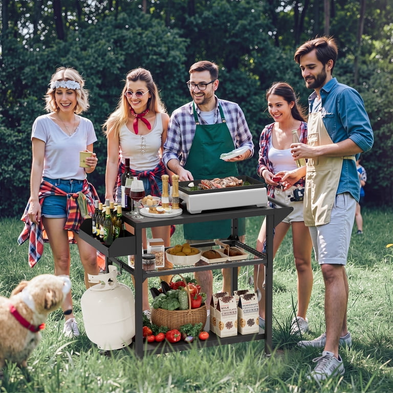 SUNCROWN Outdoor Grill Cart for Blackstone Griddle & Pizza Oven