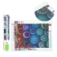 thumbnail image 4 of Kit De Pintura De Diamantes Con Cristal De Resina Que Reduce El Estrés, Pintura De Diamantes Que No Se Cae, Decoración De Oficina De 11,8x15,8 Pulgadas Para Sala De Estar Y, 4 of 7