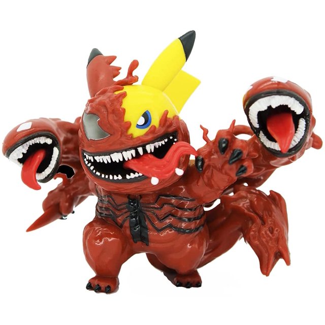 Anime Pikachu figura de acción héroes estatuas colección cumpleaños regalos PVC 4 rojo Zhivalor CZWJ-XM140