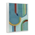 thumbnail image 4 of Stupell Industries Blue Striped Arches Abstract Painting White Framed Art Print Wall Art, 16 x 20, 4 of 10