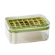 thumbnail image 1 of Bandeja grande para cubitos de hielo con tapa y recipiente. Molde apilable para cubitos de hielo con capacidad para 28 cubitos, ideal para bebidas, café y cócteles., 1 of 8