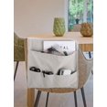 thumbnail image 6 of FNNMNNR Home Storage Hanging Bag Armrest Organizer Cloth Art For Sofa Cotton Canvas Wrinkle Resistance Remote Control Holder, 6 of 21