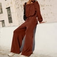 thumbnail image 2 of Kaemgyyd Jumpsuits for Women Casual Loose off Shoulder Long Sleeve Romper Baggy Wide Leg Pants One-Piece Outfit with Pockets, 2 of 7