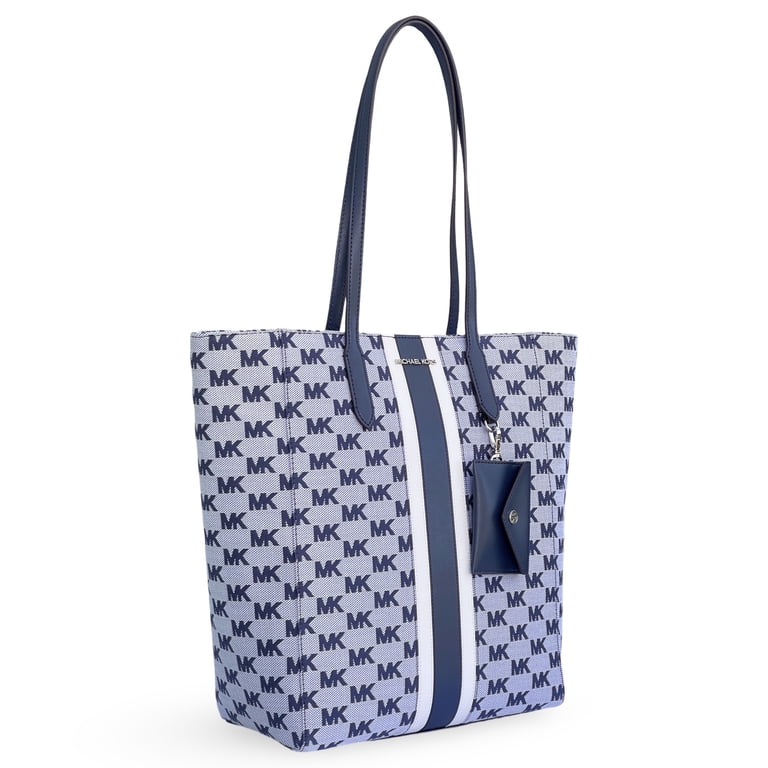 Michael Kors Women's Vincent Large Logo Jacquard Tote Bag with