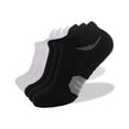 thumbnail image 1 of Jumpingount 6 pares de calcetines deportivos para hombres y mujeres, transpirables, suaves, antideslizantes, protectores para los pies, calzado informal para Accesorios de calzado En blanco y negro S Jumpingount AP013051-21, 1 of 6