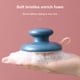 thumbnail image 4 of Cepillo de masaje para cuero cabelludo con base de silicona - Elimina estática, ideal para cabello seco o mojado, diseño ergonómico para adultos y niños, disponible en varios colores., 4 of 7