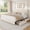 Beige KING, variant on Gaderth Platform Bed Frame with Headboard,Teddy Fleece Thick Fabric Upholstered Platform Bed with 2 Storage Drawer, Cloud Bed Frame with Adjustable Headboard, No Box Spring Needed