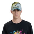 thumbnail image 4 of Rateoe Largemouth Bass jumps out of water Pattern Men’s Baseball Cap – Adjustable Curved Brim Hat, Soft Cotton Sports Cap for Outdoor, Casual, and Everyday Wear, Comfortable & Breathable, 4 of 6