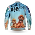 thumbnail image 2 of Best Rhodesian Ridgeback Dad Ever Happy Father's Day All Over Print 3D Baseball Jacket Ridgebacks Dog Lover Gifts Bomber Jacket Softball - 02006, 2 of 6
