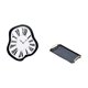 thumbnail image 5 of Organizador de lujo acrílico con forma de reloj fundido para escritorio. Bandeja decorativa para servir pasteles, aperitivos, café y té en hogares, ho, 5 of 8