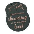 thumbnail image 1 of Inkdotpot Rose Gold Foil Paper Hang Tags Thank You Baby/ Bridal Shower Favor Tags 100 Pieces, 1 of 7