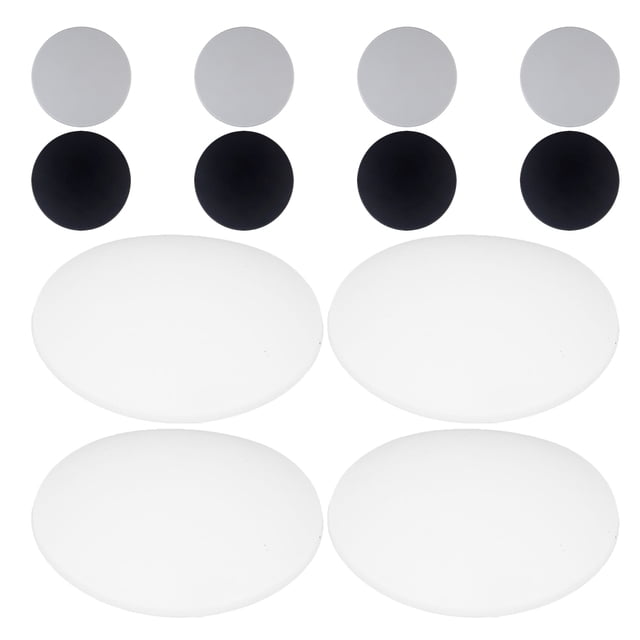 unbranded 12Ud Topes Adhesivos Para Puerta Con Protector Para Pared Silicona Flexible Multicolor