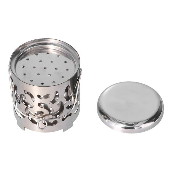 Camping Heater Stove,Outdoor Mini Warmer Stainless Camping Equipment Camping Heater Exquisite Design