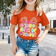 thumbnail image 2 of Rhuody Hauts pour Fille T-Shirt à Manches Courtes Col Rond T-Shirt à Imprimés de Dessins Animés Hauts Tee Classique Tenue d'Été 8-9 Ans Orange, 2 of 4
