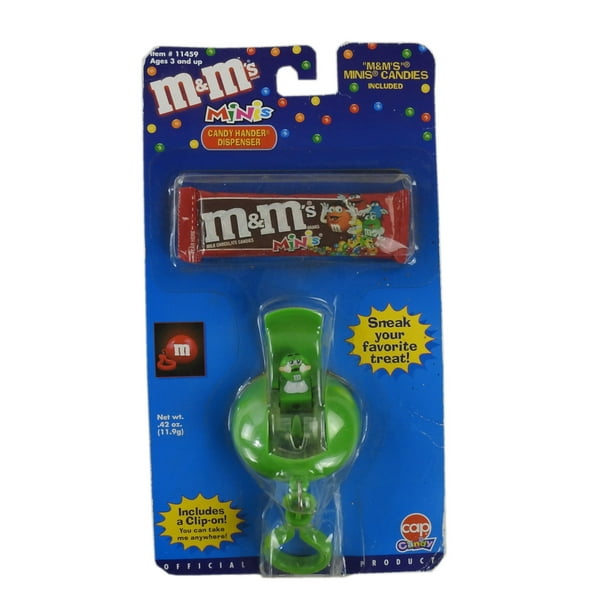 2002 Hasbro, Inc. M & M (11459) Minis Candy Hander Dispenser w/ClipOn