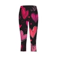 thumbnail image 4 of BRGZLK Leggings For Women High Waist Funny Love Heart Print Casual Tight Fitness Stretch Trendy Cute Yoga Pants Holiday Outfits 2026, 4 of 5