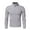 Grey, variant on Men's Slim Fit Turtleneck Dress Shirt with Stretch Fabric for Comfortable All-Day Wear