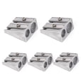 thumbnail image 1 of Versatile Pencil Sharpener Handheld Manual Pencil Sharpener with Dual Hole Sturdy Construction Compact Size Portable Metal Pen Sharpener, 1 of 8