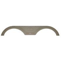 Icon 14385 Tandem Axle Fender Skirt FS4385 for Keystone - Taupe