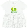 thumbnail image 3 of Inktastic 1st Birthday Princess Frog Girls Baby Dress, 3 of 5