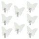 thumbnail image 3 of 8 ganchos de pared resistentes para cocina, porche, perchero, toalla, metal Blanco, 3 of 9