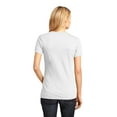 thumbnail image 2 of District Made Ladies Perfect Weight Neck Tee-3XL (Bright White), 2 of 6