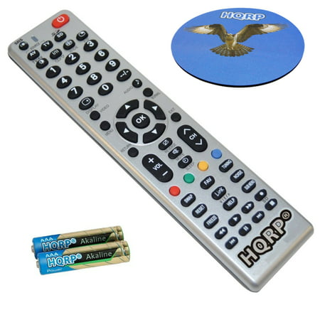 HQRP Remote Control for Panasonic TH-42PX6U, TH-42PX75U, TH-42PX77U, TH-42PX80U, TH-42PZ700U, TH-42PZ77U, TX-32LX80M LCD LED HD TV Smart 1080p 3D Ultra 4K Plasma + HQRP (Best Settings For Panasonic Plasma)