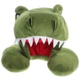 thumbnail image 1 of Almohada de cuello con capucha de dinosaurio, peluche de dibujos animados, almohada de viaje, muñeco de peluche para niños y adultos., 1 of 6