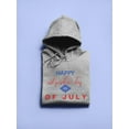 thumbnail image 3 of Happy Independence Day 4Th. Hoodie Men -Image by Shutterstock, Male 5X-Large, 3 of 4